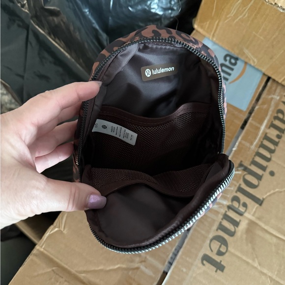 Leopard Print Mini Backpack - Picture 4 of 4